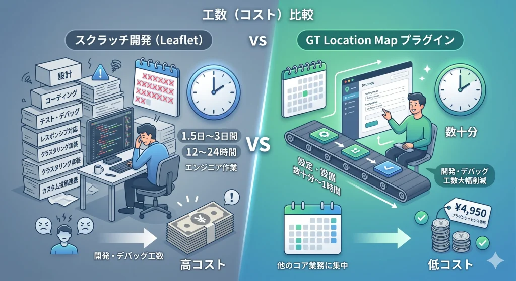 ロケーションマッププラグイン
【GT Location Map for Leaflet】